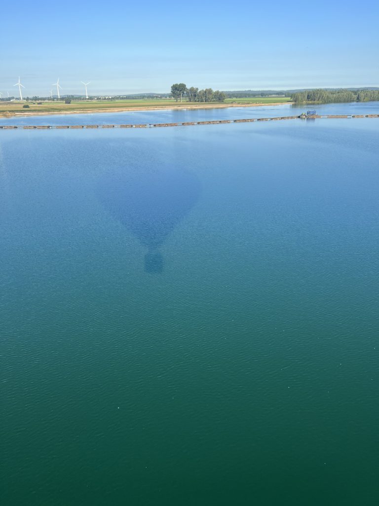 Ausblick aus dem Himmel über den Niederrhein